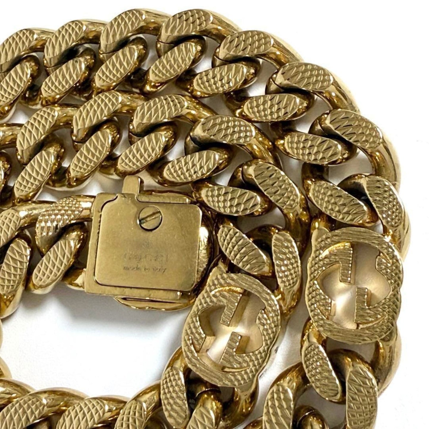 Gucci Women's Interlocking Gormet Chain Necklace