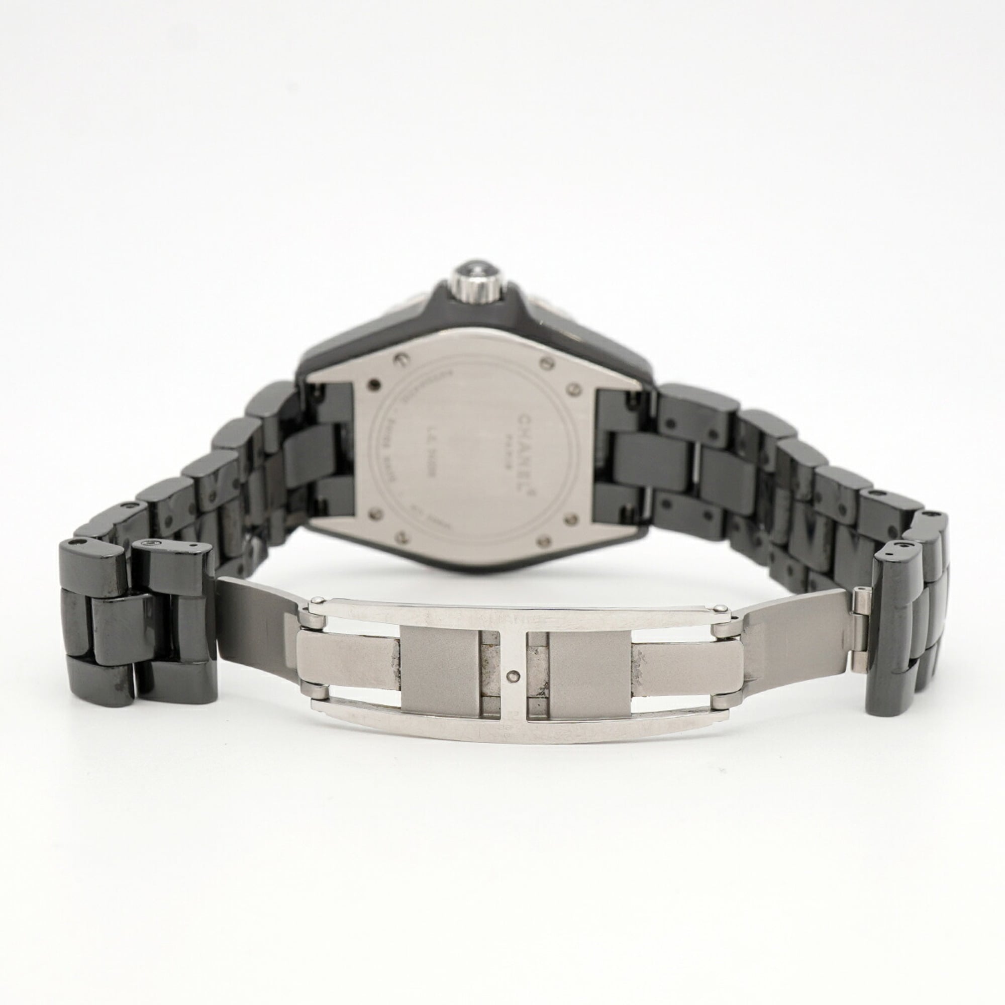 Chanel J12 Diamond H1626 Black Dial Men's Watch — Good