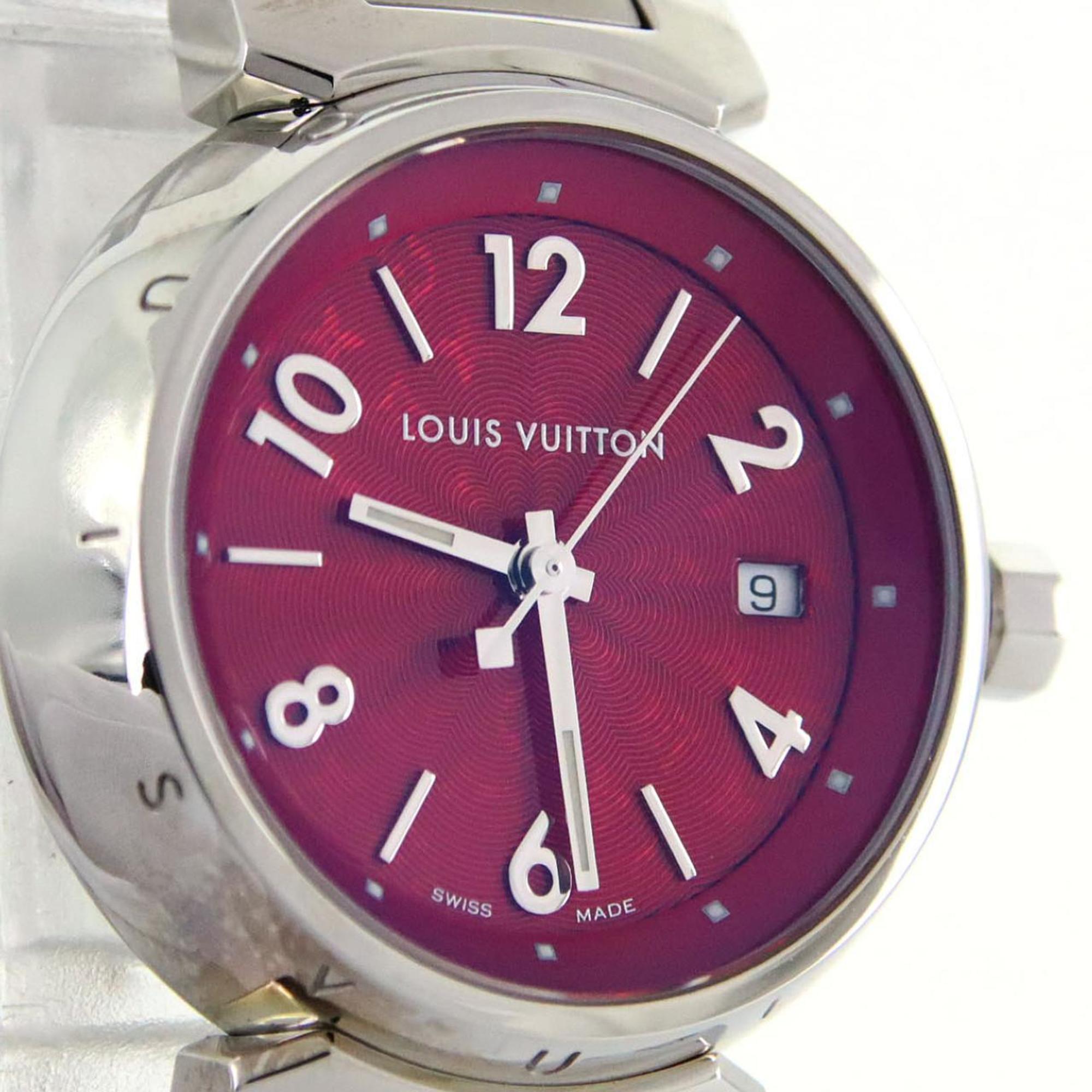 Louis Vuitton Tambour Q121T Stainless Steel Quartz Watch — Very Good