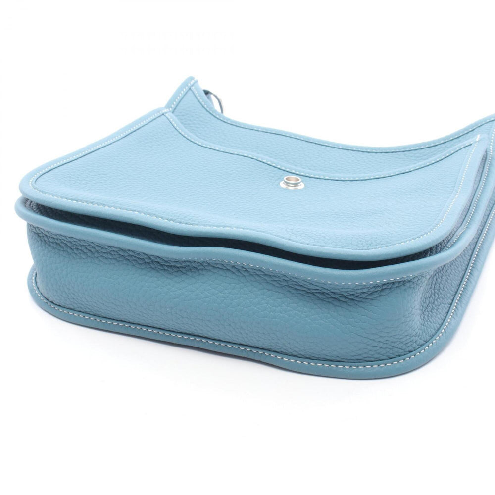 Hermes Evelyne 23 New Blue Jean Shoulder Bag/Handbag, Taurillon Clemence Leather, Women's — New - Store Return