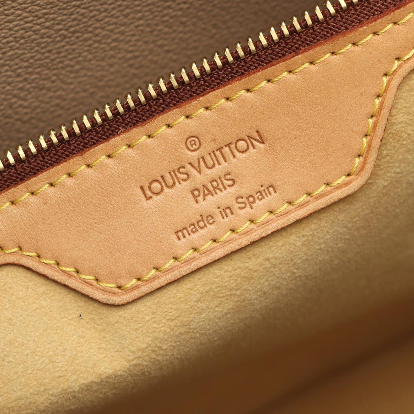 Louis Vuitton Luco Monogram Tote Bag, Coated Canvas and Leather, Women's, Brown, M51155