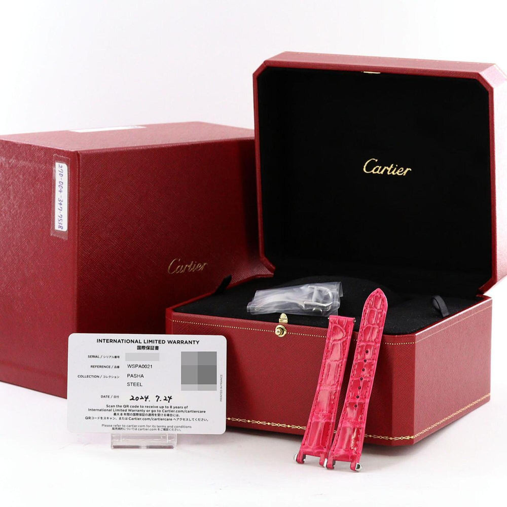 Cartier Pasha de WSPA0021 SS Quartz Watch — Very Good