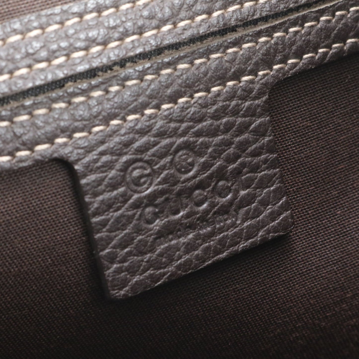 Gucci GG Crystal Abbey 293578 Leather Tote Bag Shoulder Handbag Women's