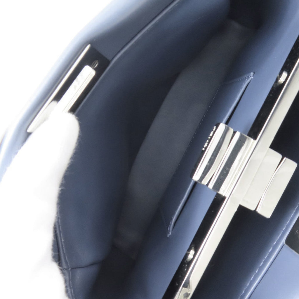 Fendi Peekaboo woven 2-way handbag in calfskin for women