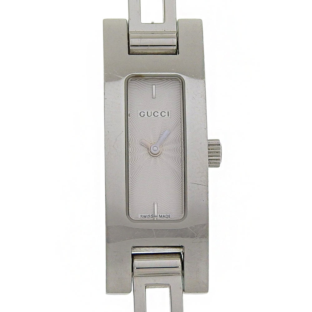 Gucci GUCCI watch 3900L stainless steel quartz analog silver dial women's — Good