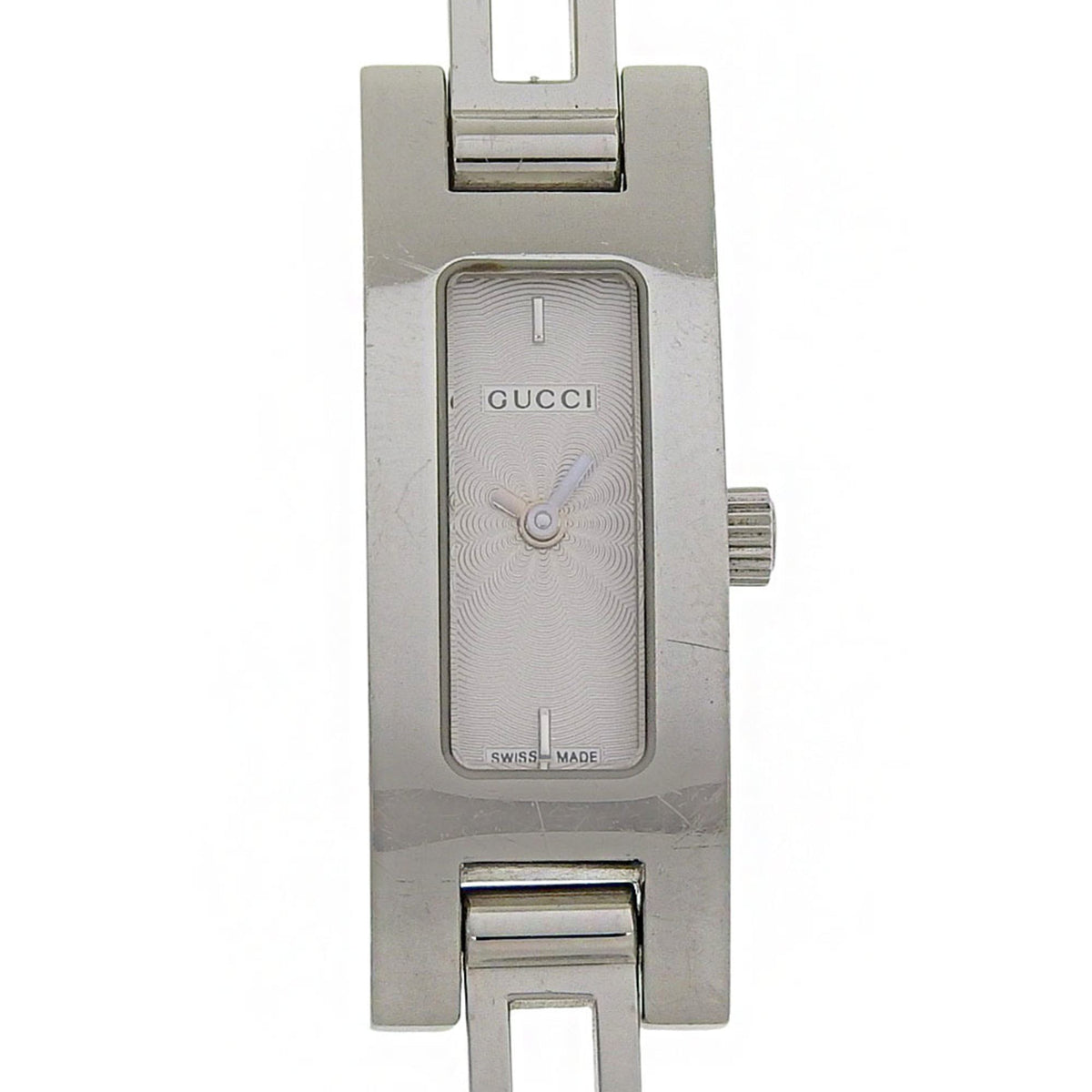 Gucci GUCCI watch 3900L stainless steel quartz analog silver dial women's — Good