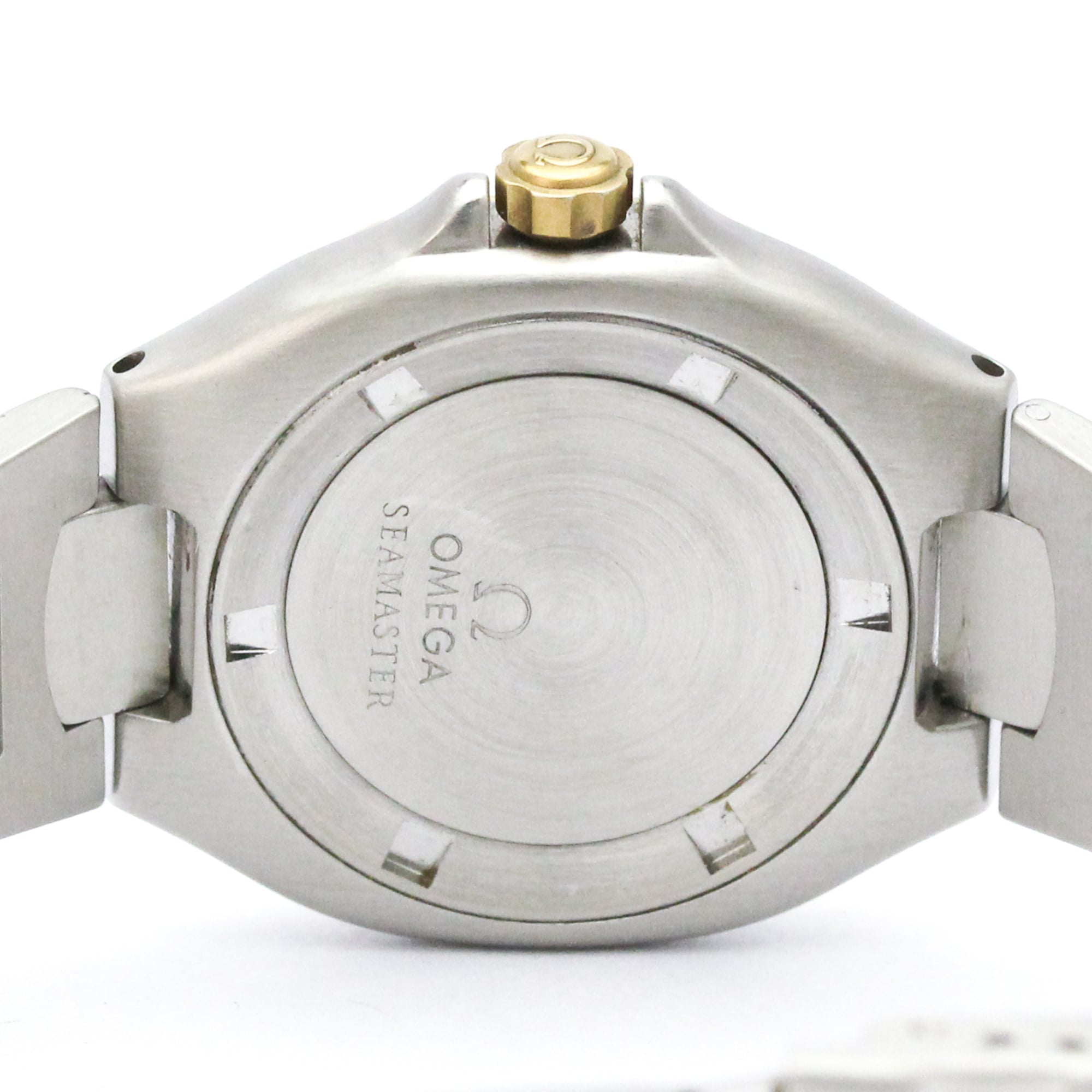 OMEGA Seamaster Professional 18K Gold Steel Ladies Watch 796.1041 Polished — Very Good