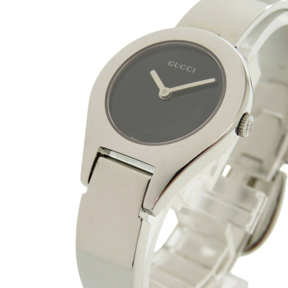 Gucci 6700L Stainless Steel Black/Silver Dial Quartz Watch 0566GUCCI — Good