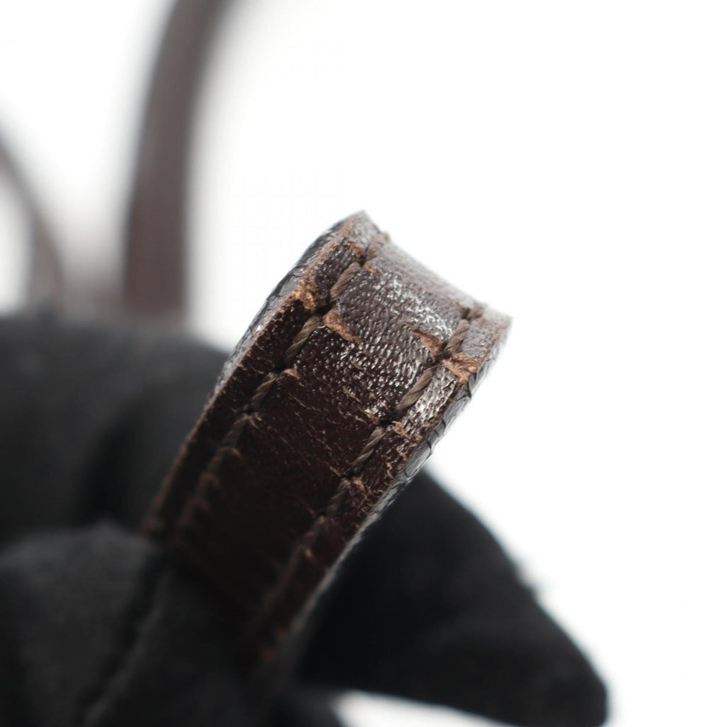 Fendi Zucca Shoulder Bag, Canvas and Leather, Women's, Brown