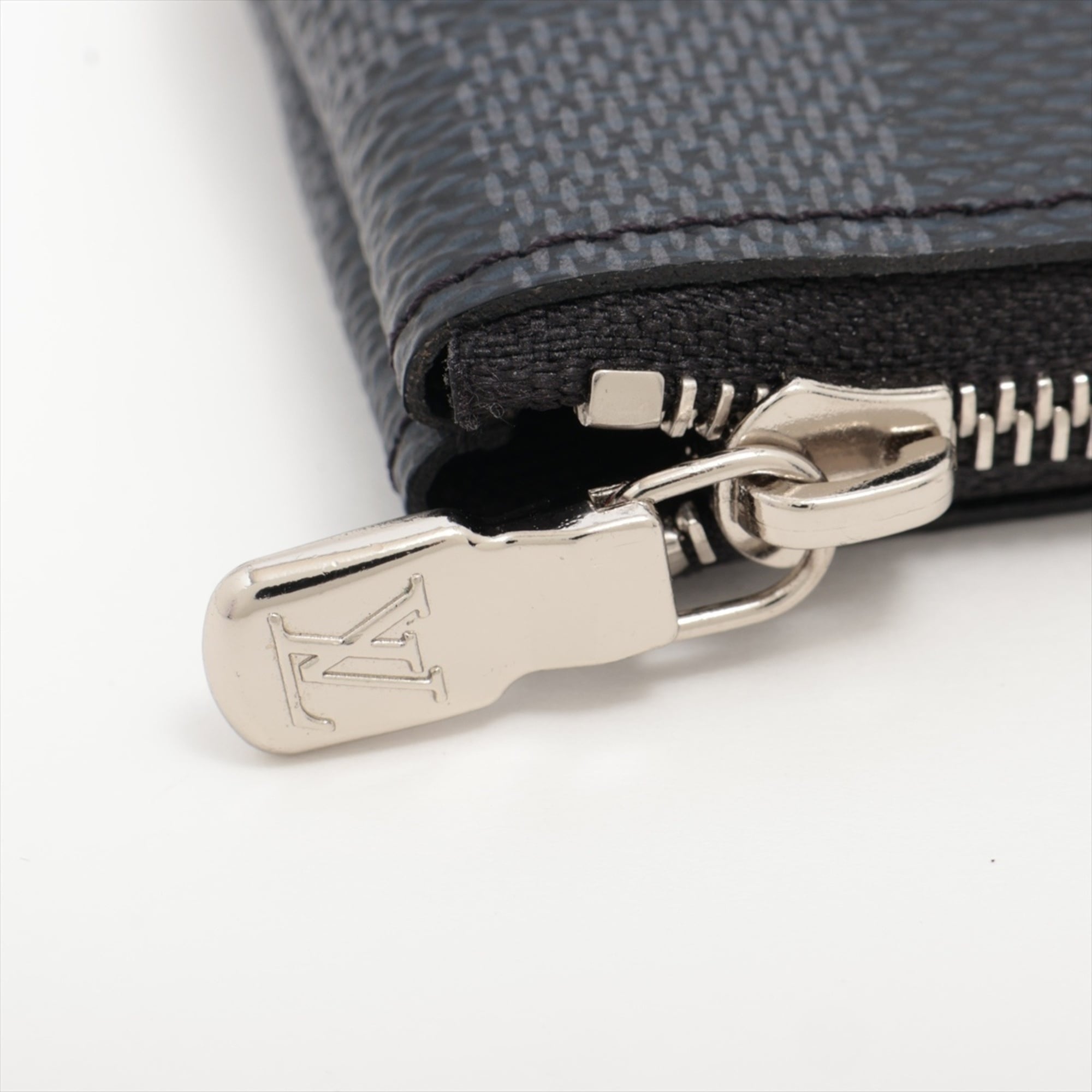 Louis Vuitton 2024 Damier Pochette Clef Wallet/Coin Case/Key Case Black