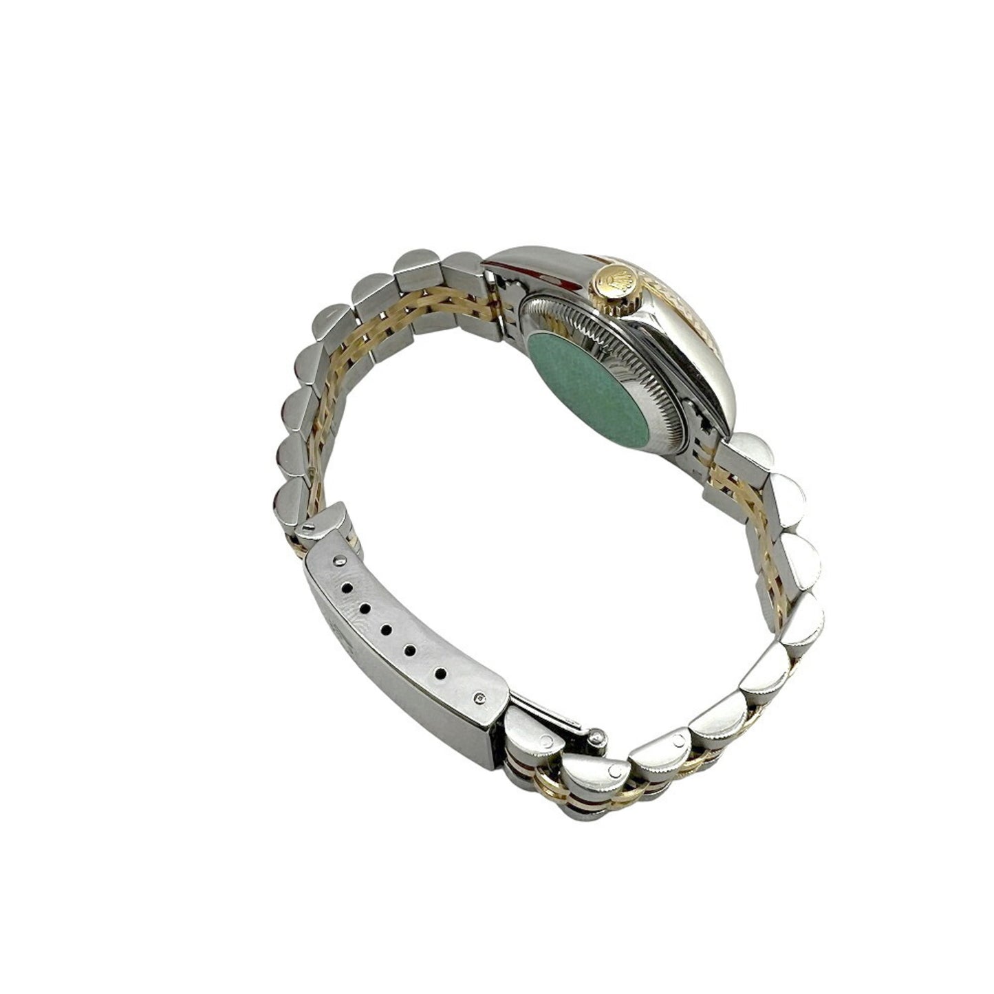 ROLEX Rolex Datejust Shell Dial K18 Stainless Steel Automatic Watch 79173 Women's Diamond Yellow with Two Diamonds