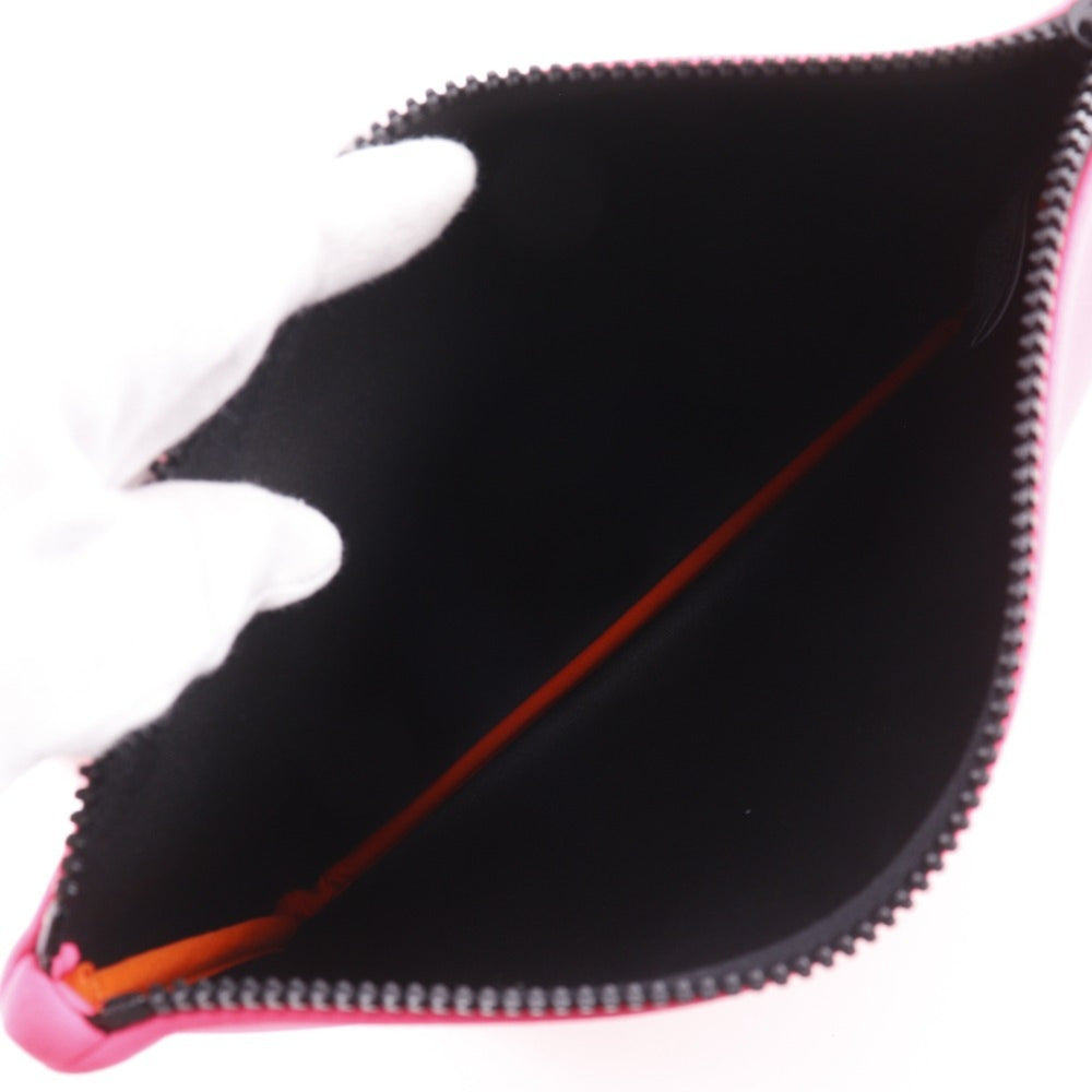 Hermes Hermès Neovan MM Pouch, Polyurethane, Pink, Women's — Like New