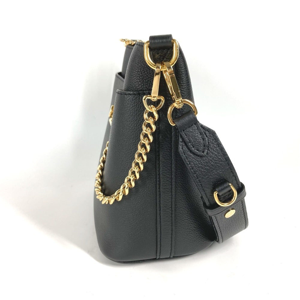 LOUIS VUITTON M24006 Rock & Walk Bucket Chain Shoulder Bag Calf Leather Women's Black L-240704-11 — Like New