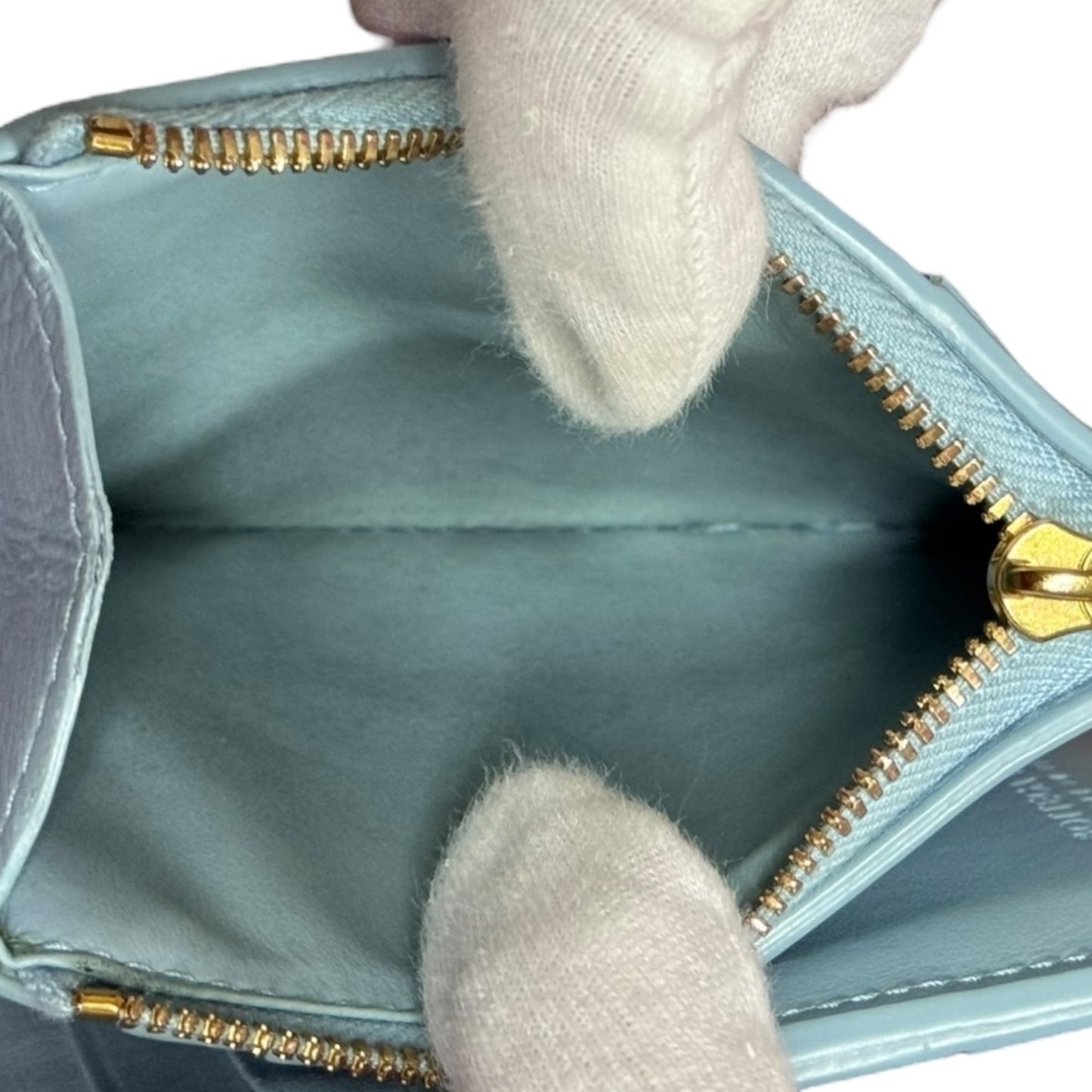 Bottega Veneta Small Cassette Maxi Intrecciato Bifold Wallet, Leather, 742698 VCQC4 3902, Women's