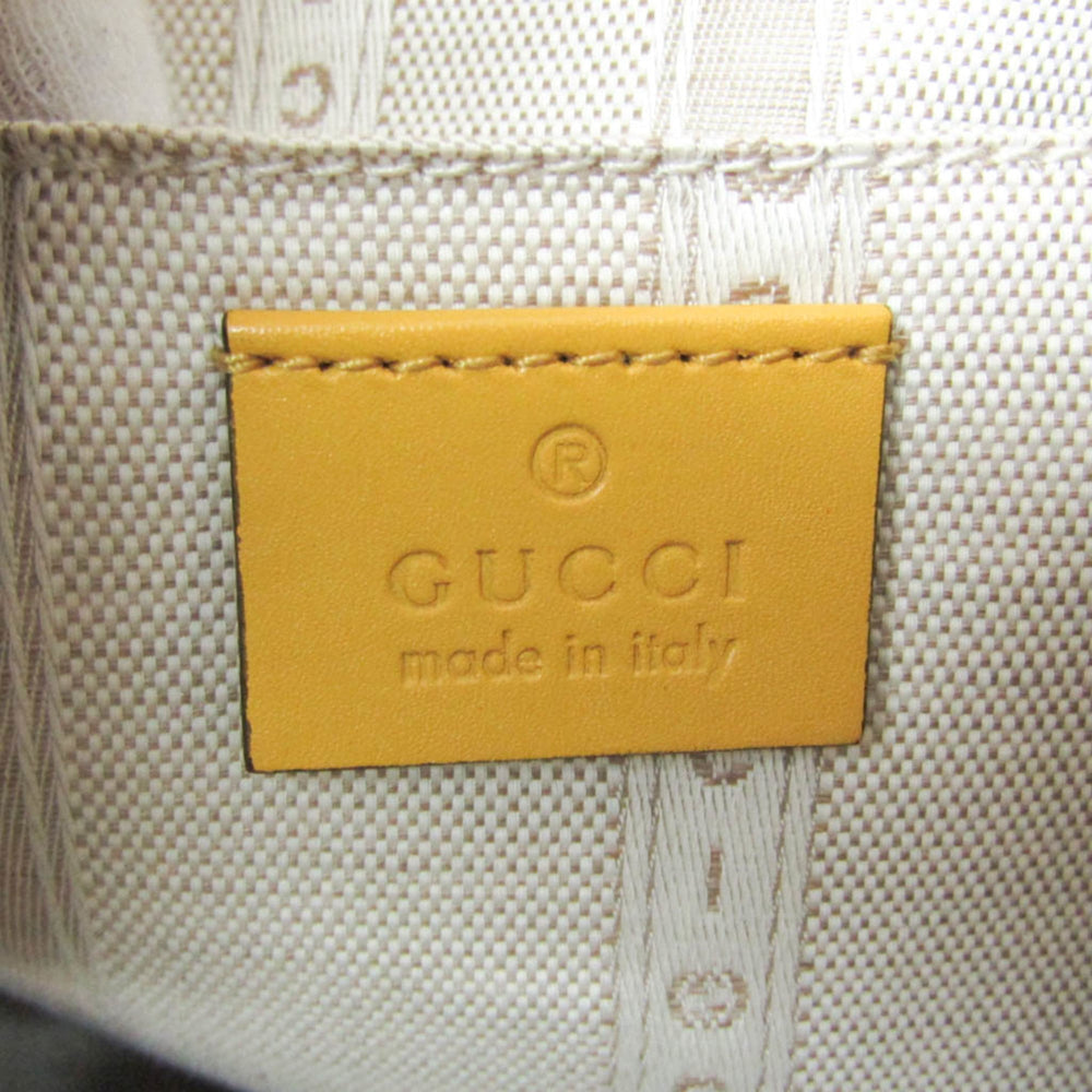 Gucci Bright Diamante 354229 Women's Leather Handbag,Shoulder Bag Yellow — Like New
