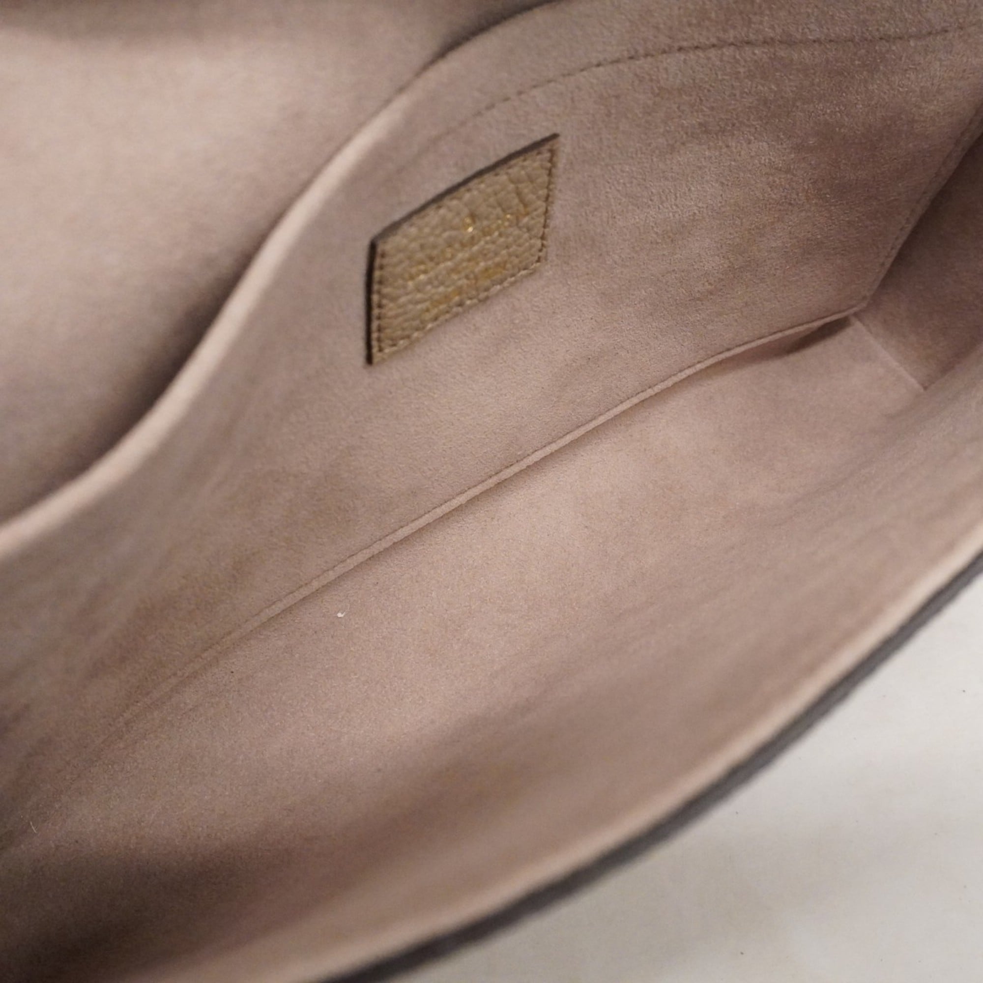 Louis Vuitton Monogram Empreinte Two-Tone Pochette Felicie M82610 Tourterelle Creme Women's Wallet/Shoulder Wallet