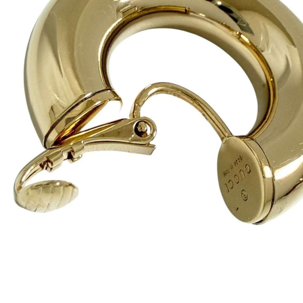 Gucci Women's Hoop Single Earring, Right Ear, Gold, Large