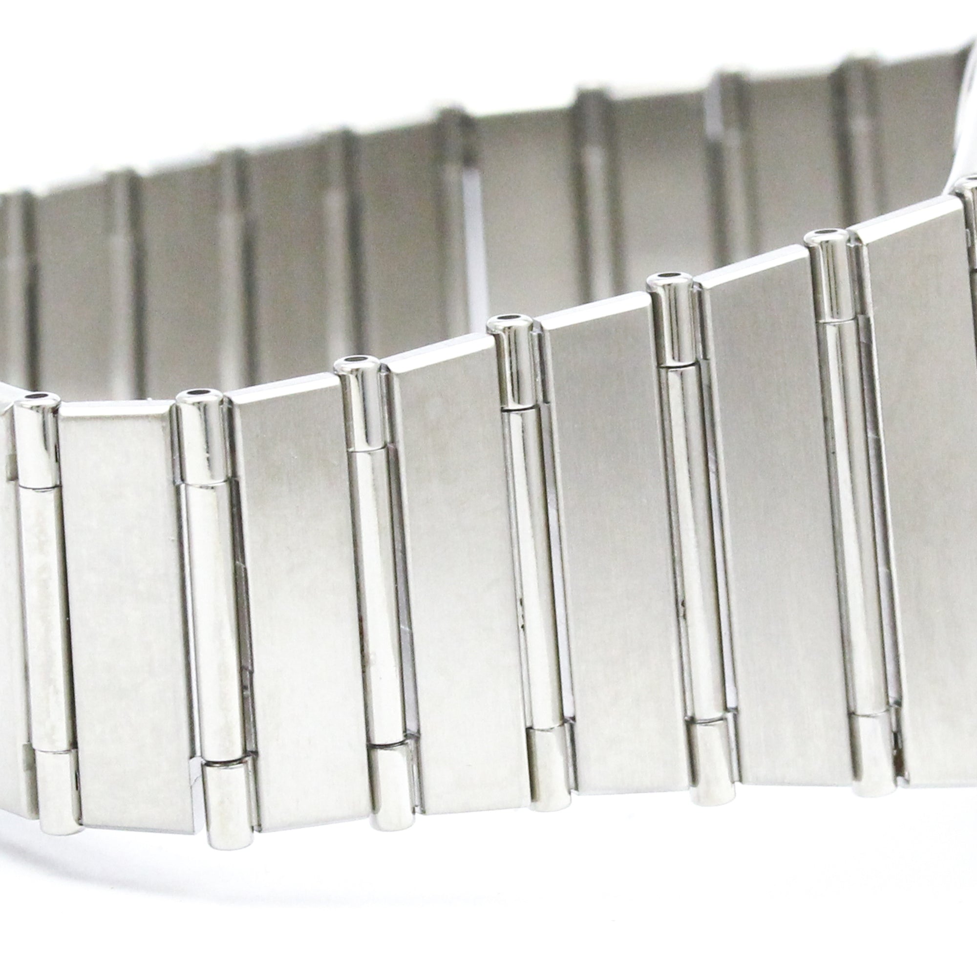 OMEGA Constellation 18K Gold Steel Quartz Mens Watch 396.1080 Polished — Very Good