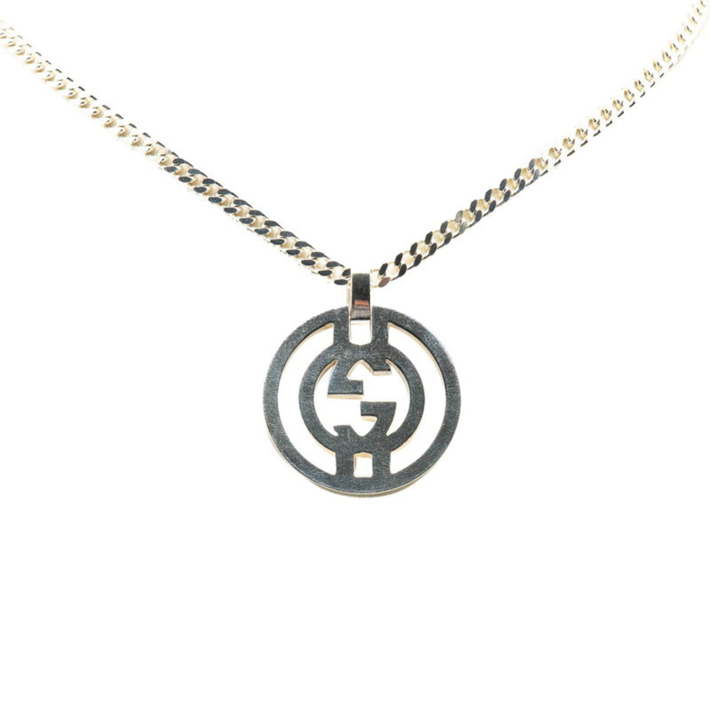 Gucci Interlocking G Necklace SV925 Silver Women's GUCCI