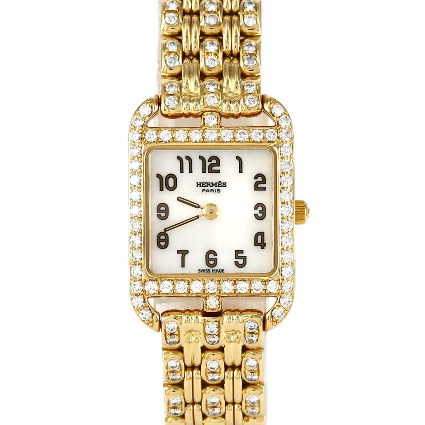 Hermes Cape Cod YG D Bracelet CC1.187 Quartz Watch