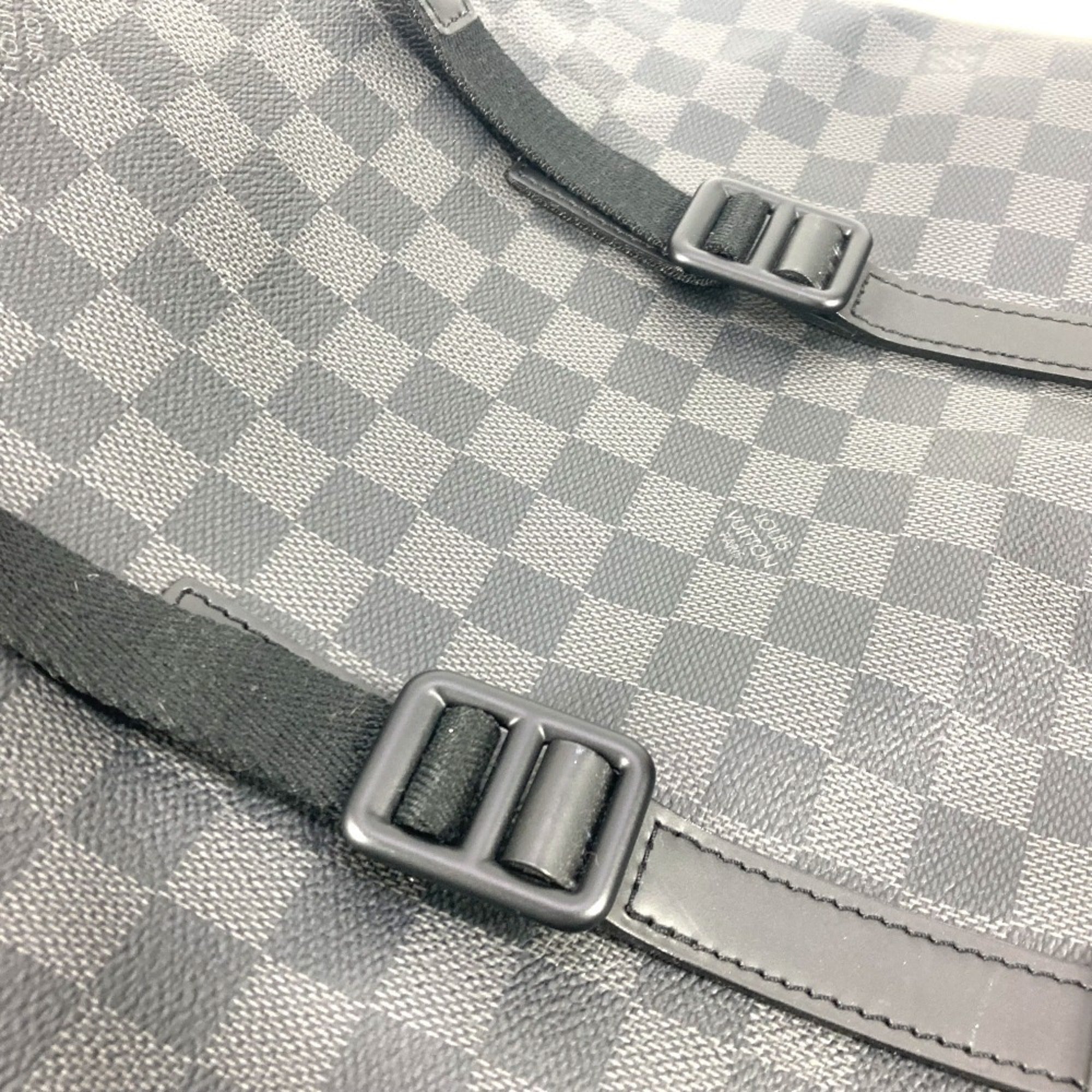 LOUIS VUITTON N41456 Damier Graphite Skyline Crossbody Bag Tote 2WAY Shoulder Canvas Men's Women's Black — Like New