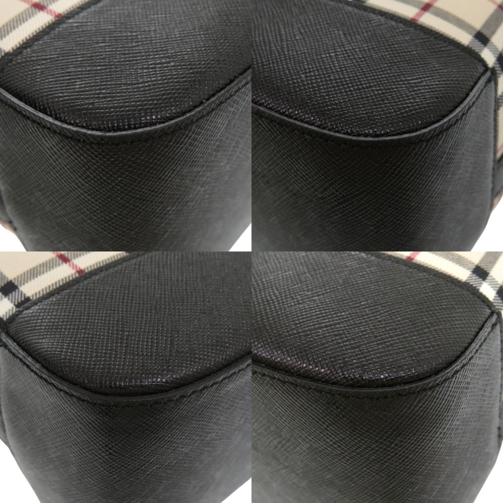 Unused Burberry Nova Check Tote Bag in Beige Nylon Canvas and Leather, 1476BURBERRY — New - Store Return