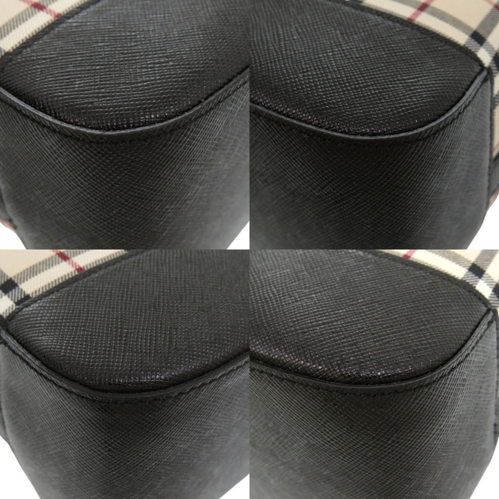 Unused Burberry Nova Check Tote Bag in Beige Nylon Canvas and Leather, 1476BURBERRY — New - Store Return