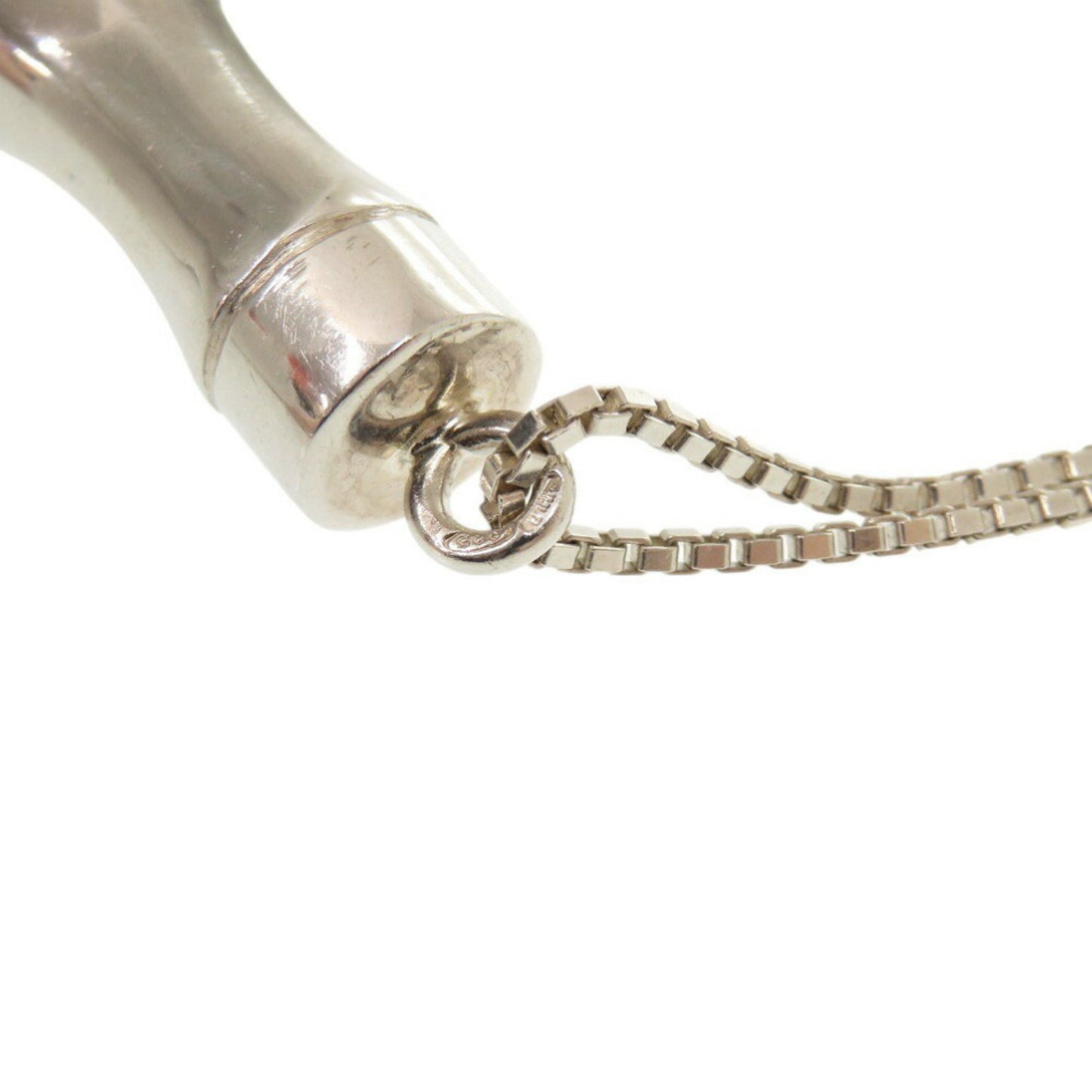 Gucci Bamboo Long Necklace Silver 925 1655GUCCI