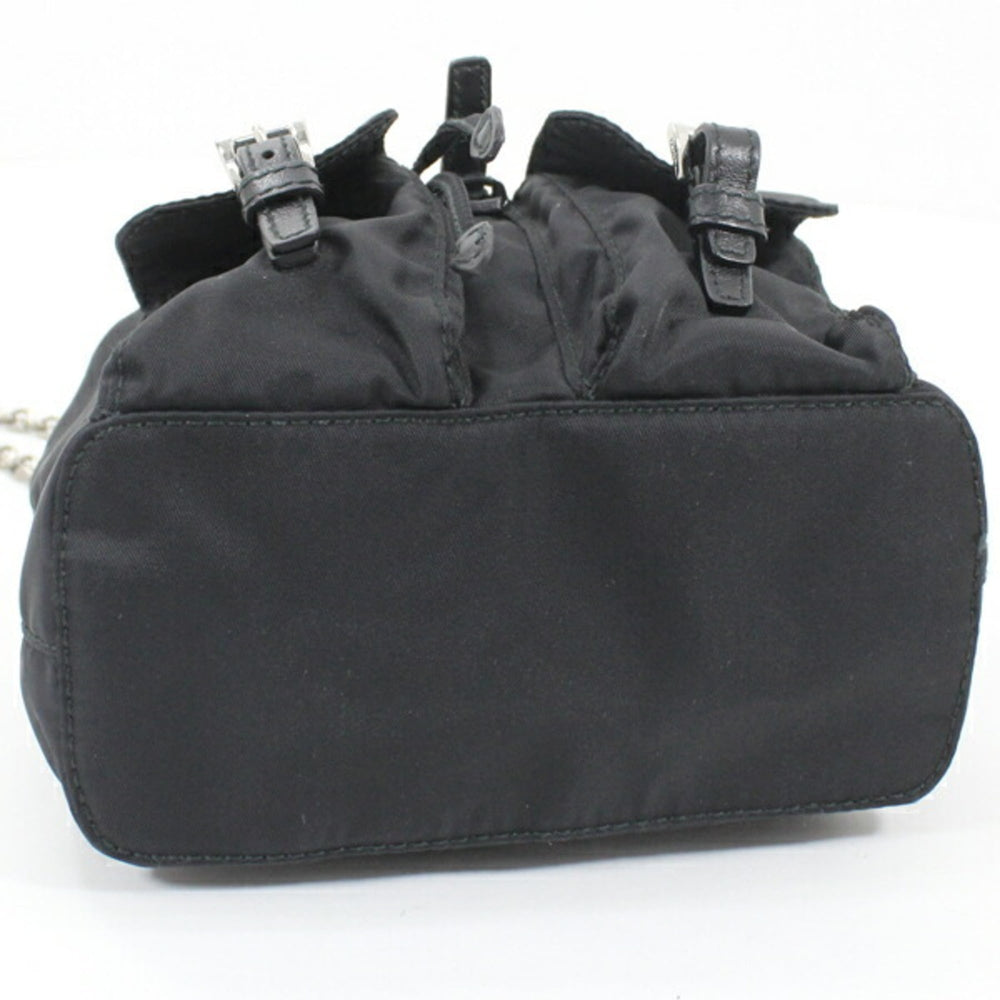 Prada PRADA Shoulder Bag Mini Backpack Nylon Black 1BH029 Women's NERO KM2805 — Like New