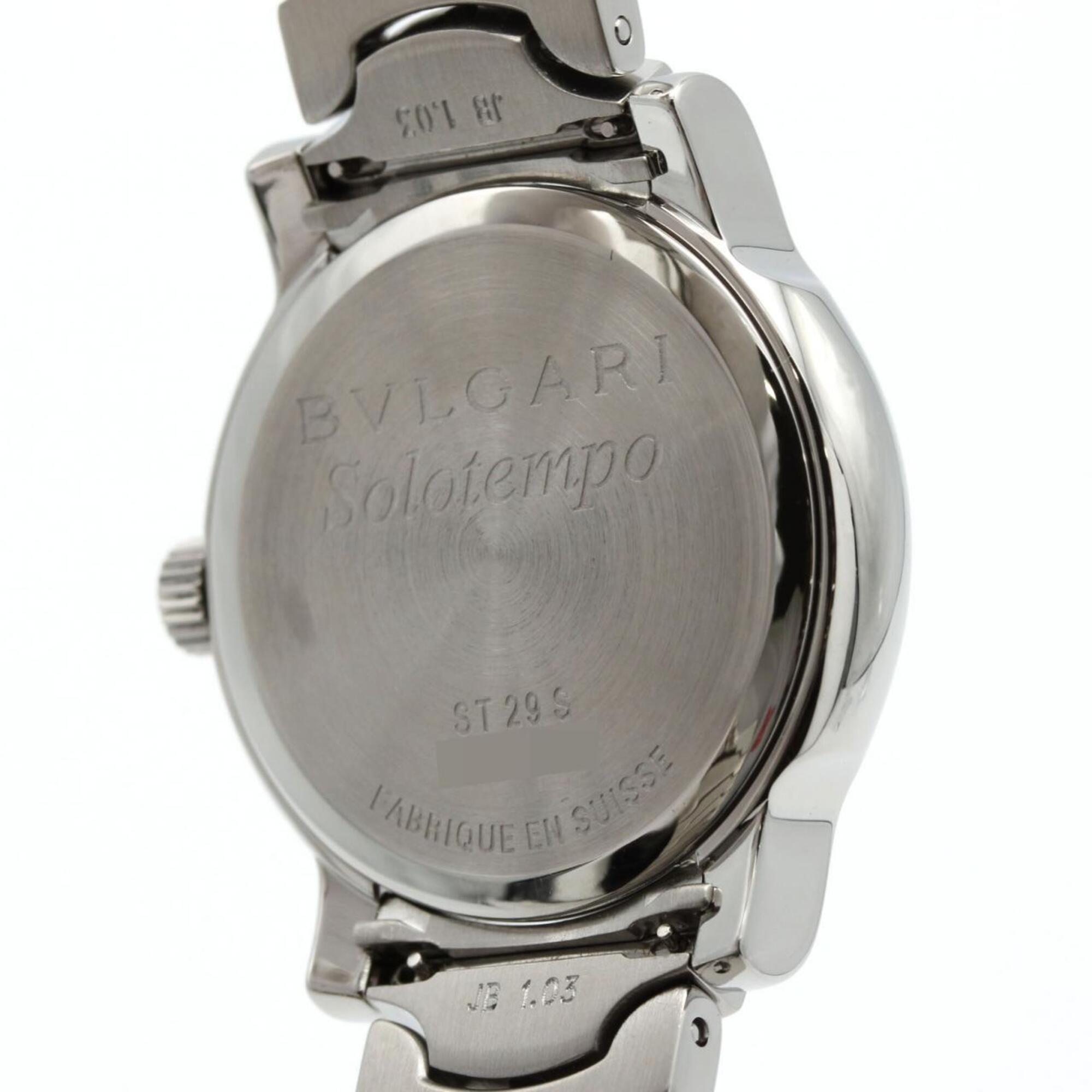 Bulgari Solotempo ST29S ST29BSSD Stainless Steel Quartz Watch — Good