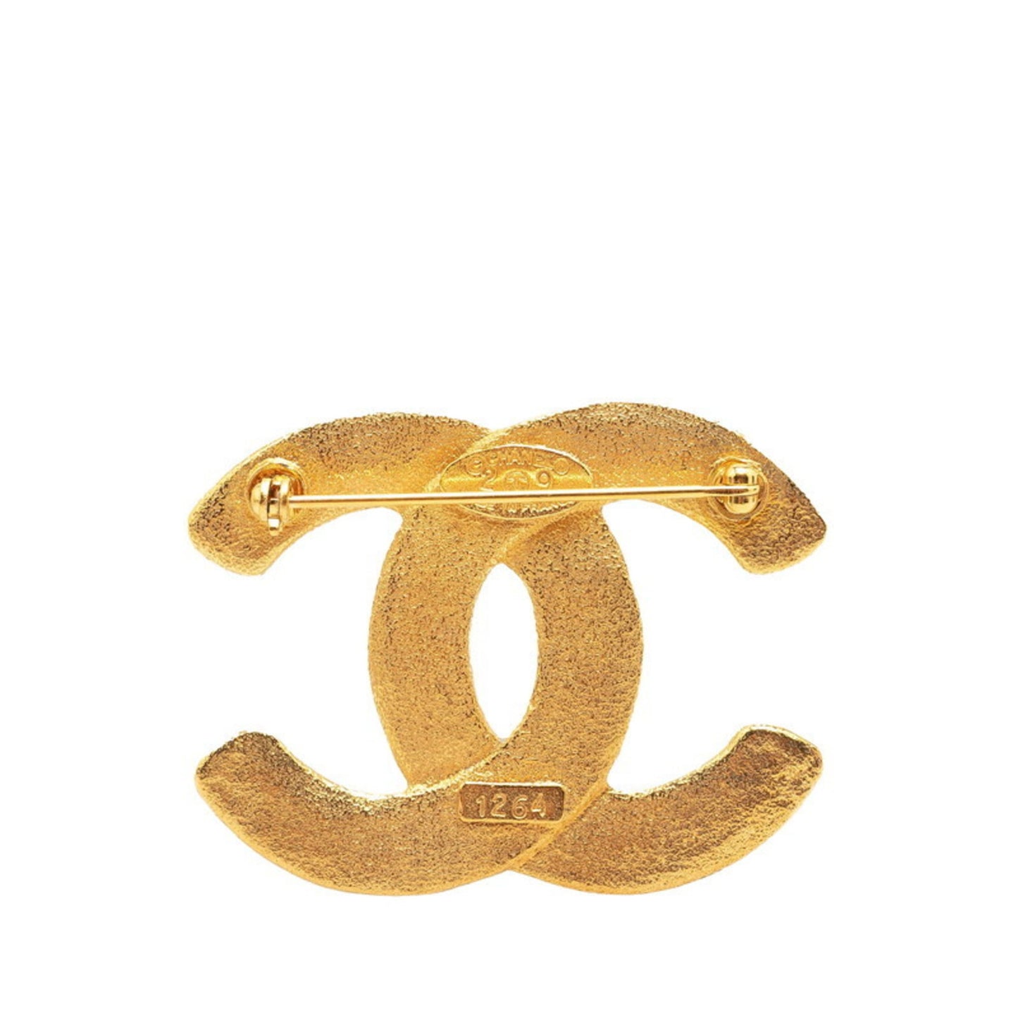 Vintage Chanel Coco Mark Brooch, Gold Plated, Women's, CHANEL