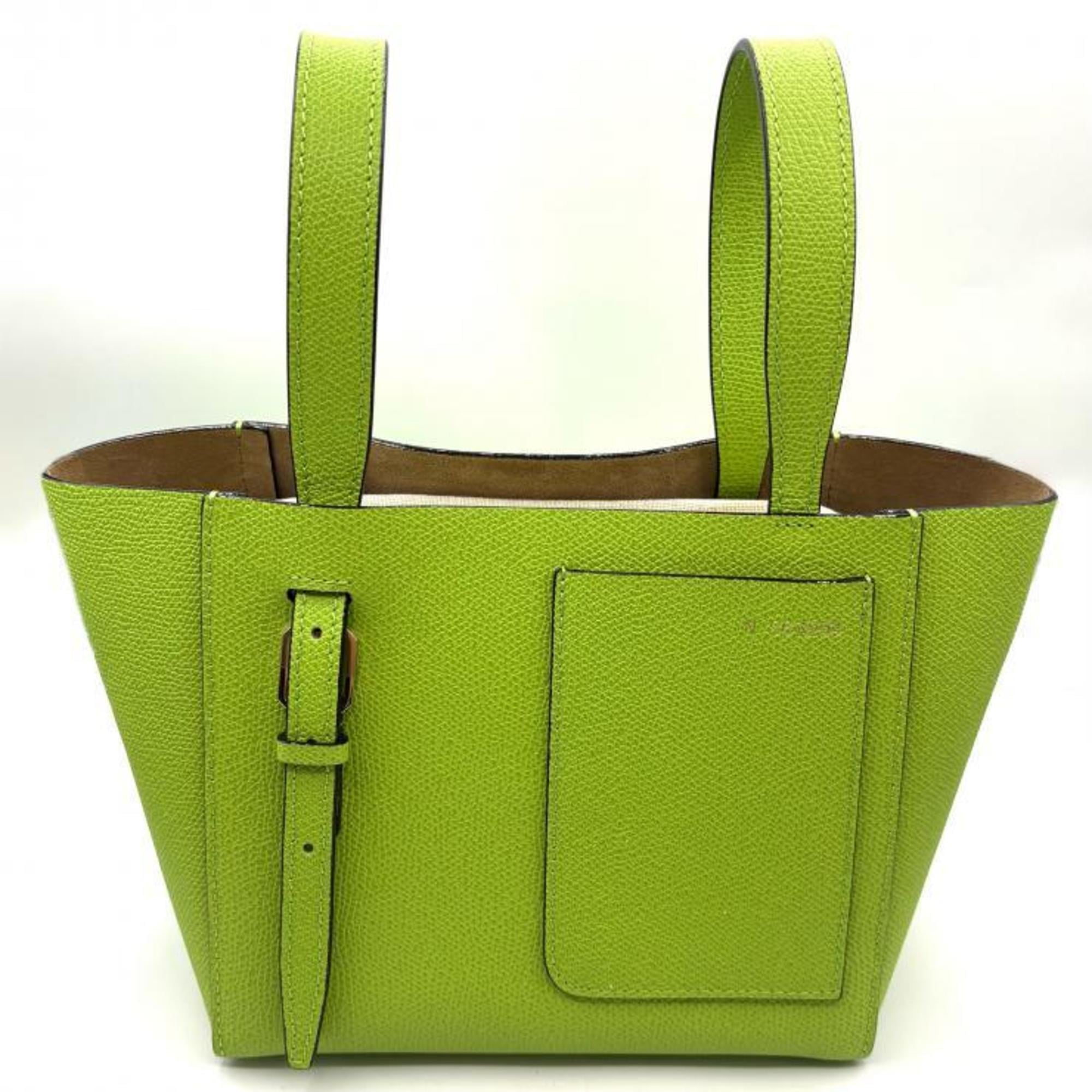 Valextra Bucket Micro Shoulder Bag, Apple Green (WBSF0090028LOCTFVE) — Like New