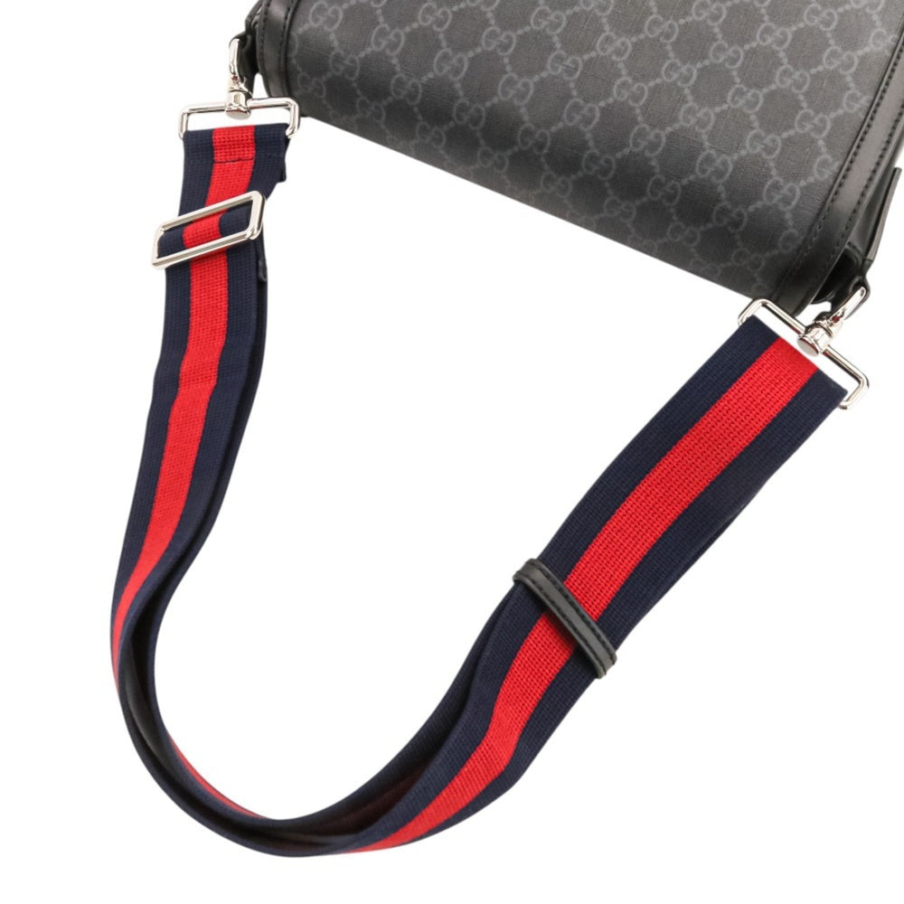 GUCCI GG Supreme Shoulder Bag Crossbody 771167 Black Men's Women's — Like New