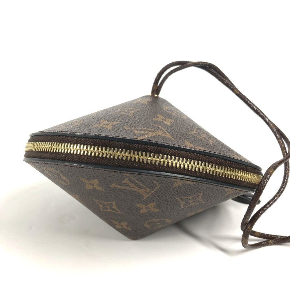 LOUIS VUITTON M44592 Monogram Tupi Bag Pouch Shoulder Handbag Canvas Women's Brown MO-240728-13 — Like New