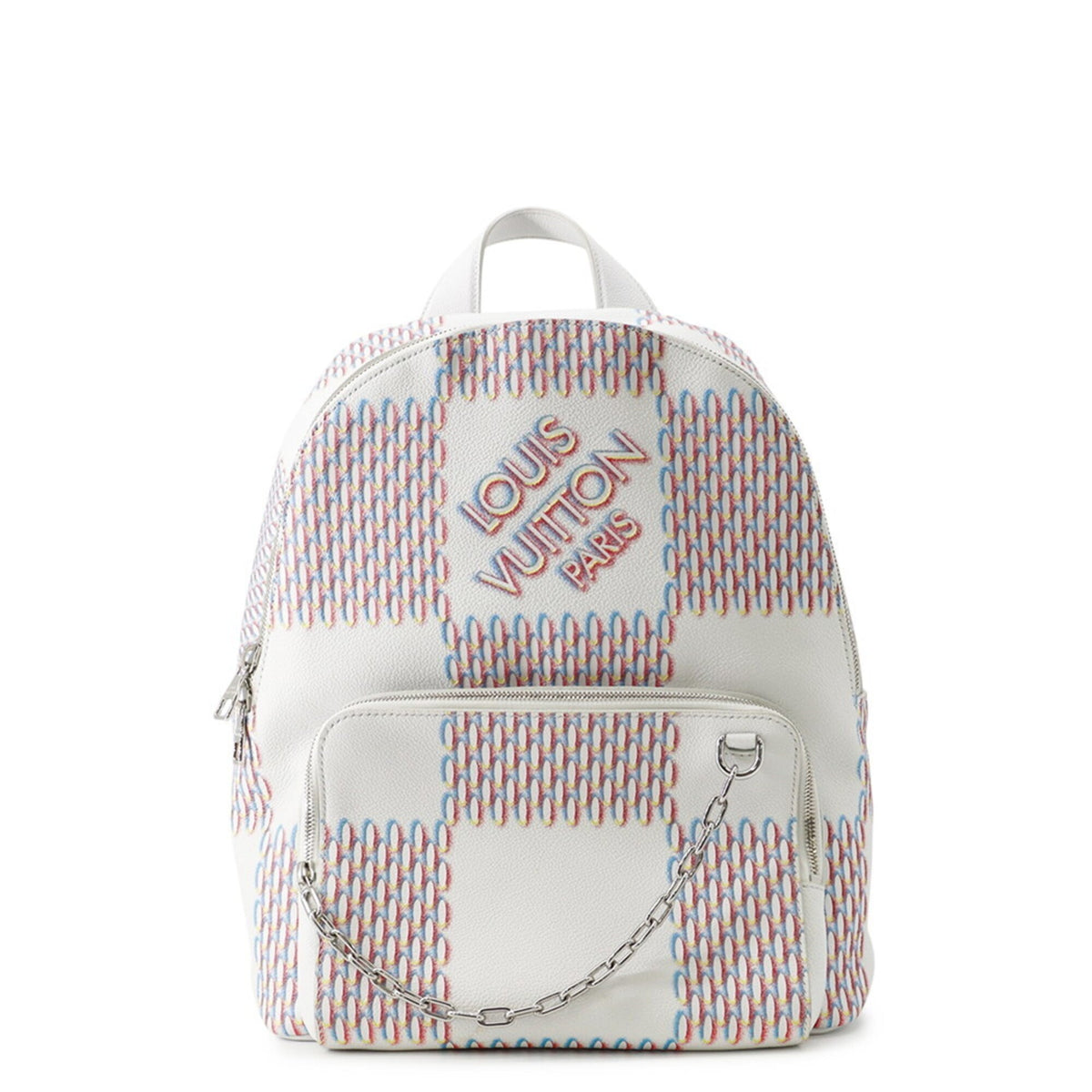 Louis Vuitton Damier Spray Racer Backpack M20664 LOUIS VUITTON Handbag White Men's — Like New