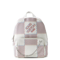 Louis Vuitton Damier Spray Racer Backpack M20664 LOUIS VUITTON Handbag White Men's — Like New