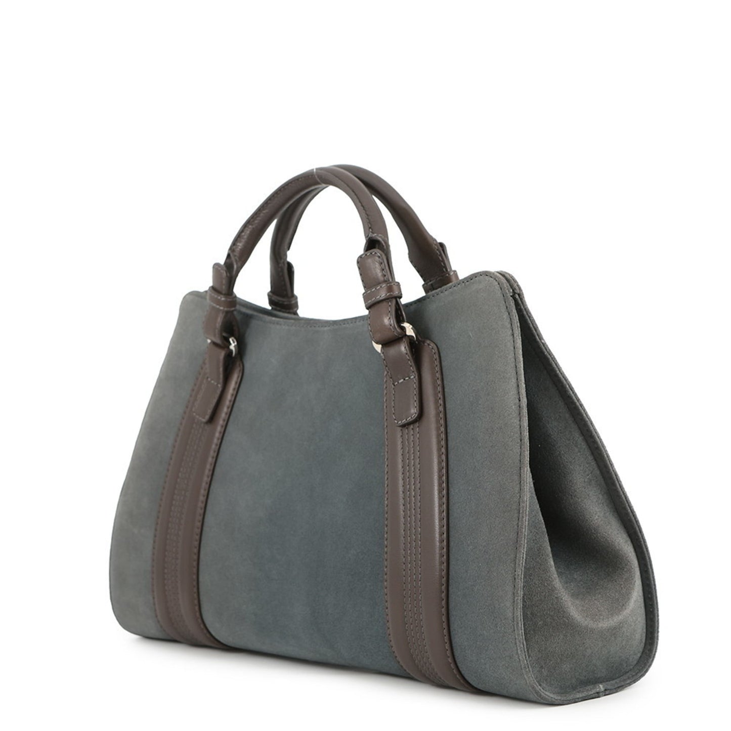 LOEWE Anagram Camoccio Suede Leather Handbag
