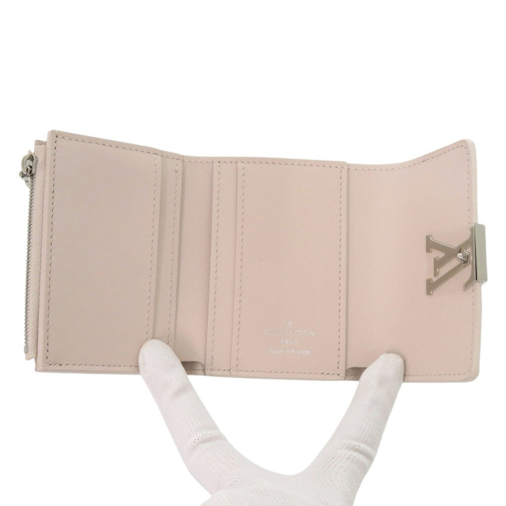 Like new Louis Vuitton Portefeuille Capucines XS M80325 Taurillon Leather Yellow and Beige Tri-fold Wallet LV 0725