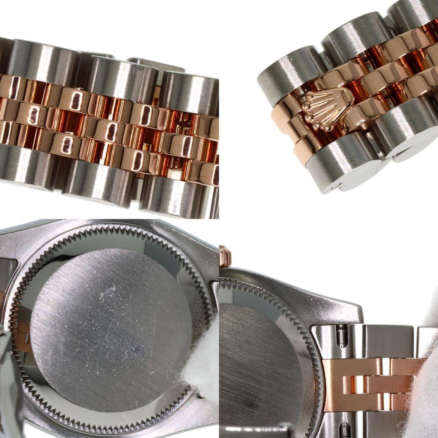 Rolex 179171 Datejust Watch Stainless Steel SSxK18PG Everose Gold Ladies ROLEX