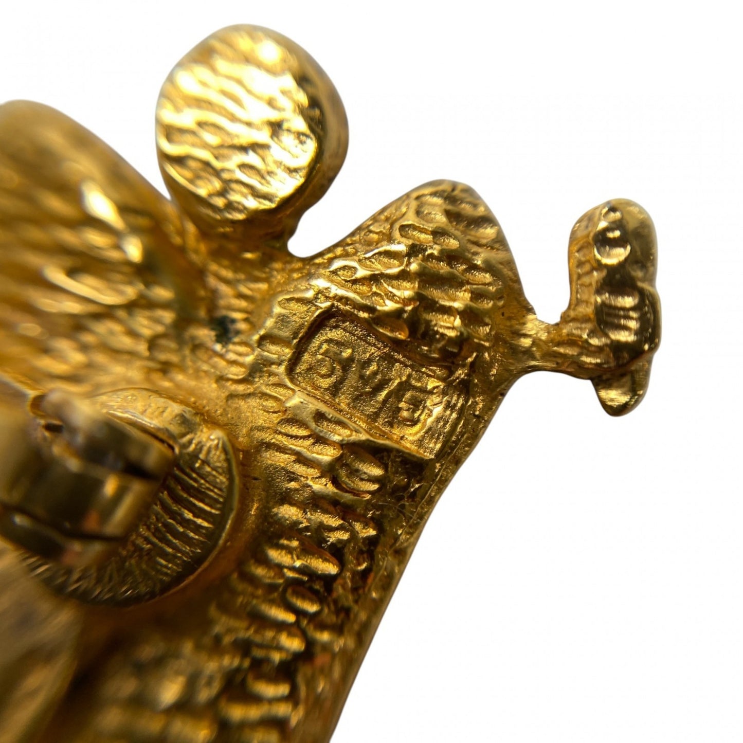 CHANEL Men's Angel Cufflinks, Gold, Vintage