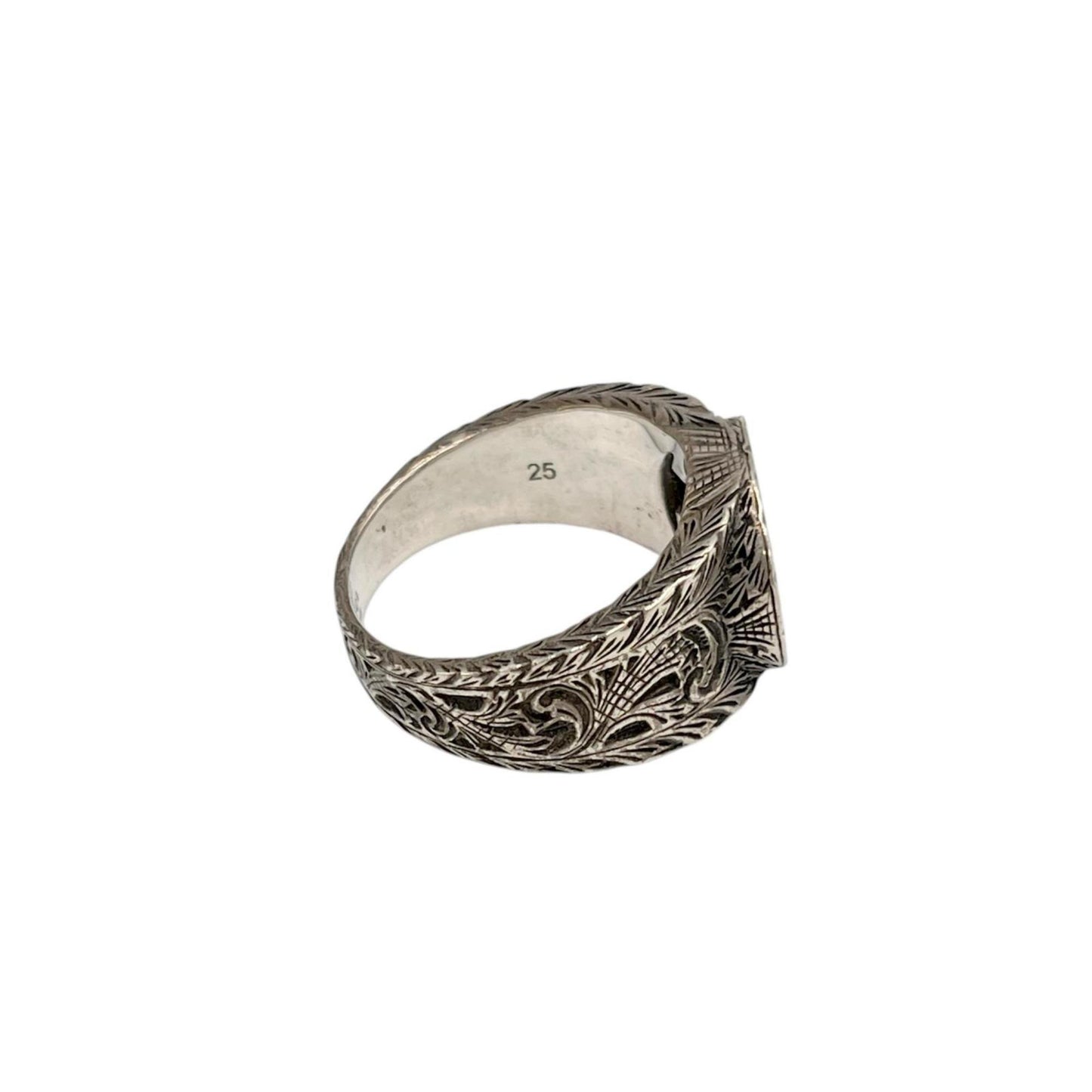 Gucci Interlocking G Ring in Sterling Silver (925) for Men