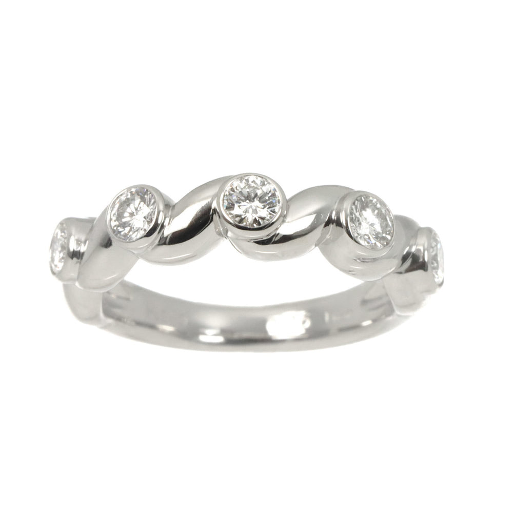Christian Dior Dior Diamond Ring, Platinum Ring — Like New