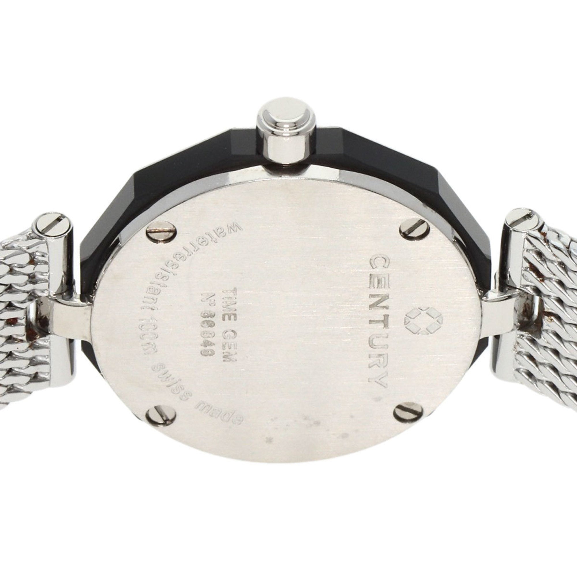 Century Primetime Watch Stainless Steel SS Ladies CENTURY — Very Good