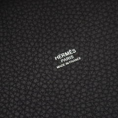 Hermes Picotin Lock PM handbag, leather, Taurillon Clemence women's, navy blue — New - Store Return
