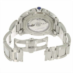 Cartier Calibre de W7100015 Men's Watch, Date, Silver, Small Seconds, Automatic Winding — Very Good