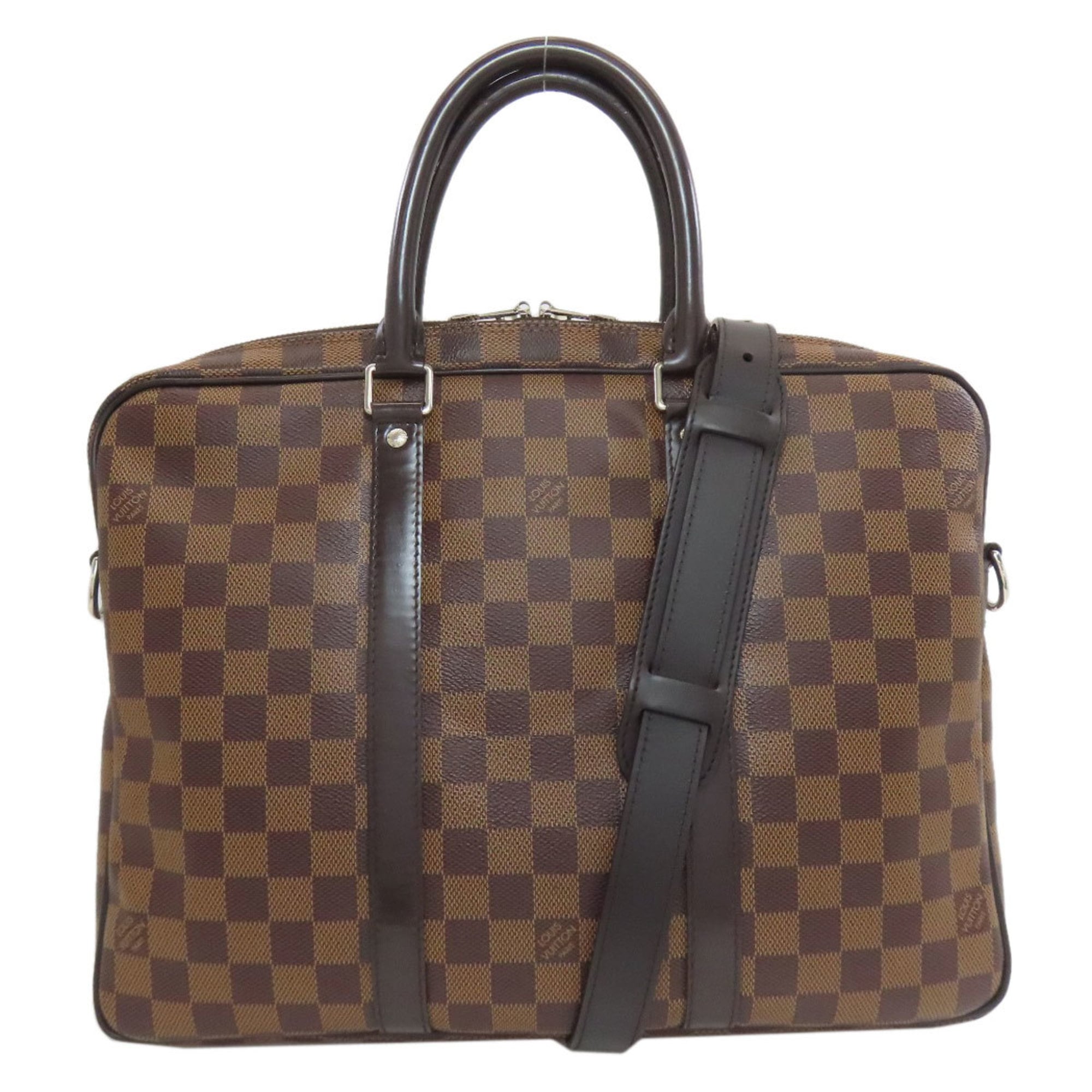 Louis Vuitton N41466 Porte-Document Voyage PM PDV Business Bag in Damier Canvas for Women