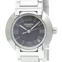 HERMES Nomade Steel Auto Quartz Ladies Watch NO1.210 Polished — Very Good