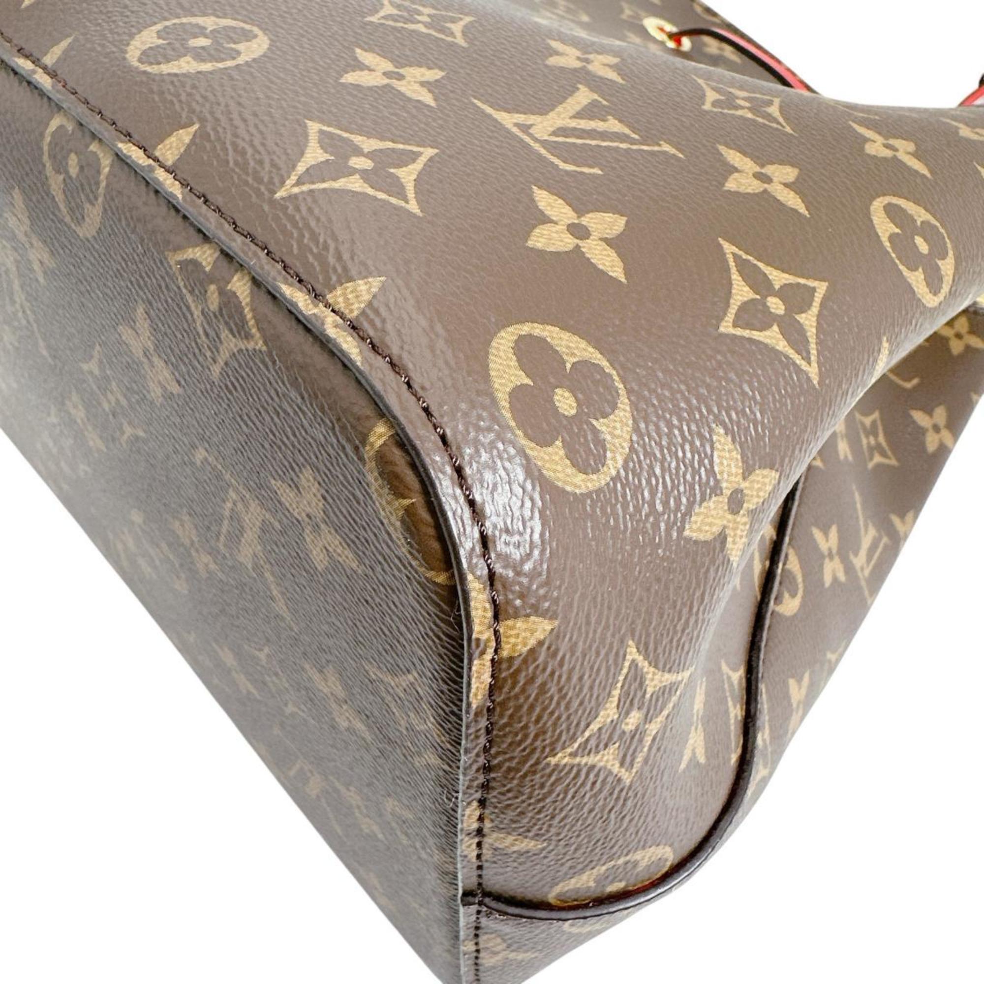 Louis Vuitton Coquelicot Shoulder Bag, 2-Way Monogram NeoNoe Canvas, M44021 — Like New