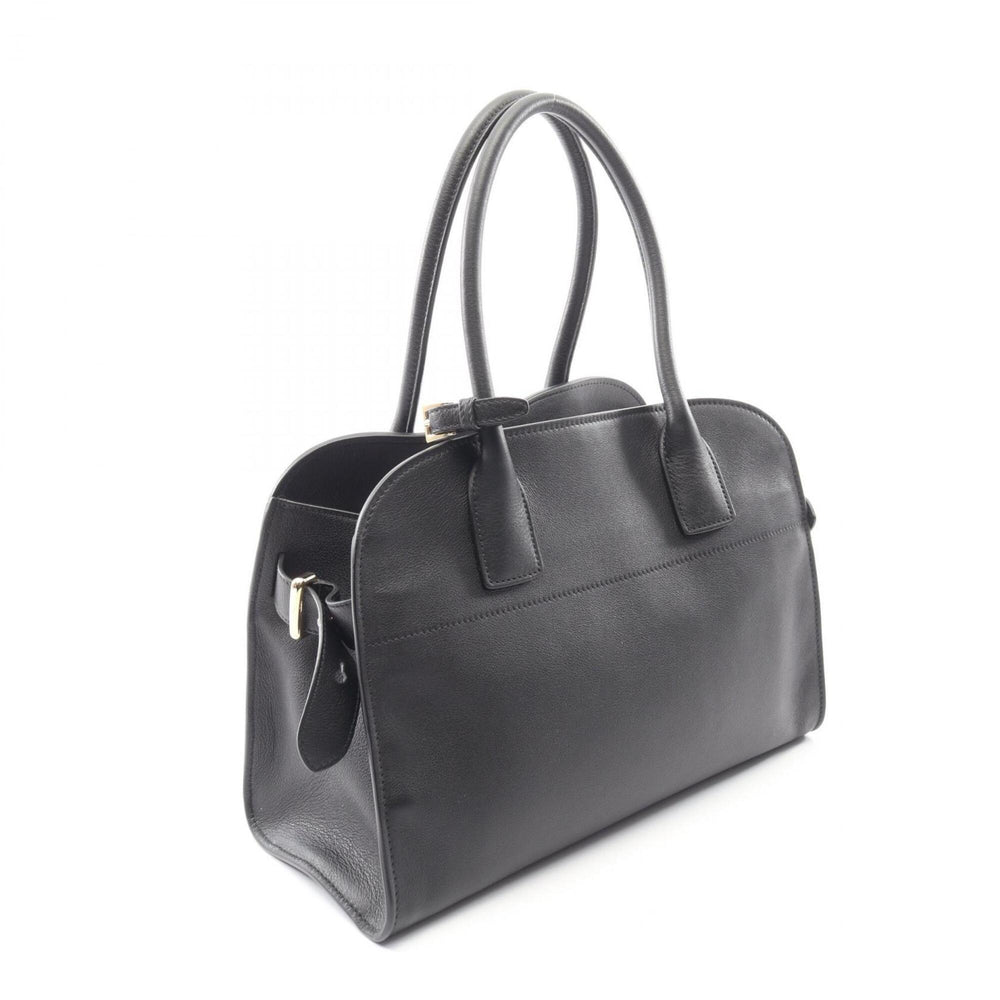 Prada SOFT GLAIN Medium Tote Bag Handbag Leather Women's Black 1BG538 — New - Store Return