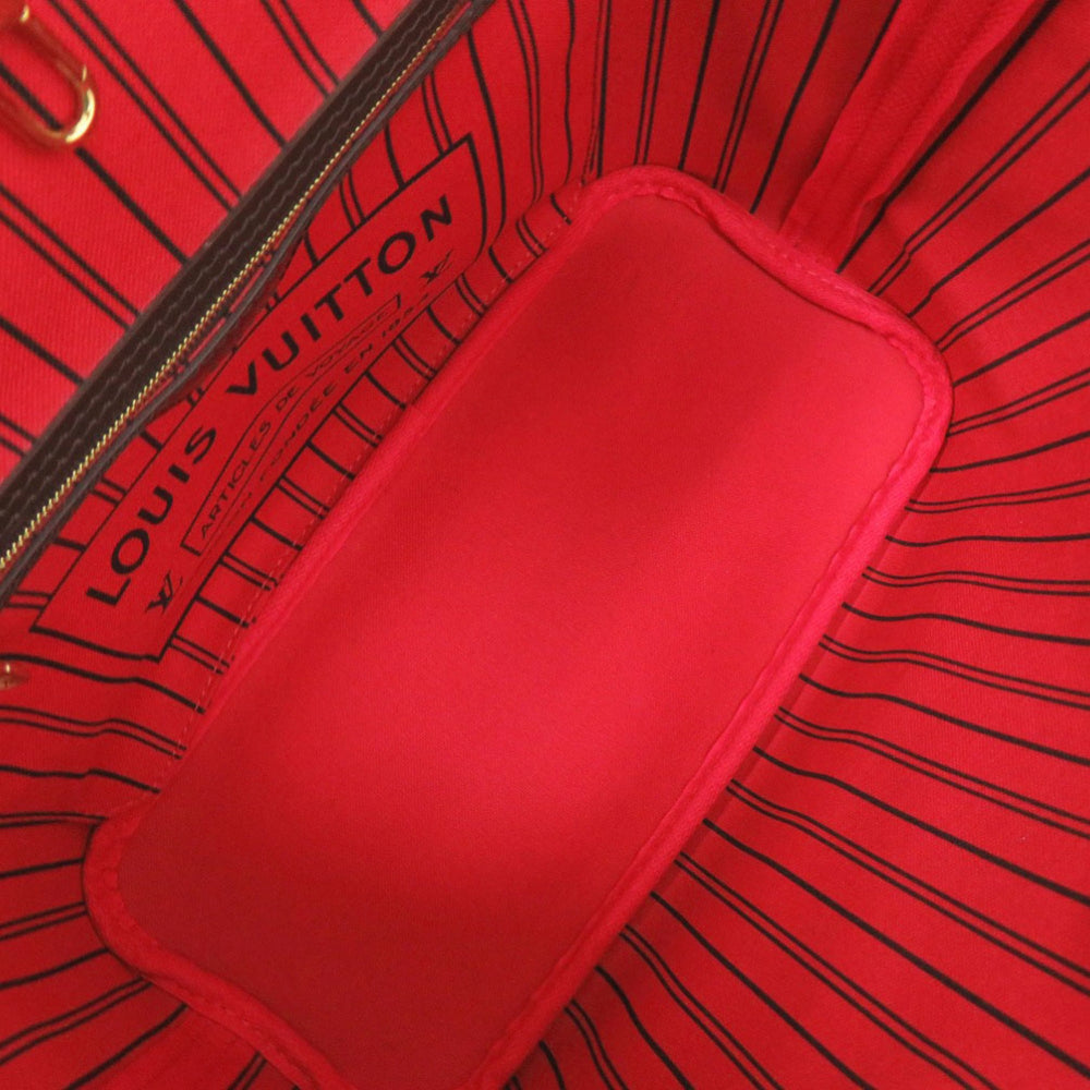 Louis Vuitton Neverfull PM Handbag with Pouch, Damier N41359 Cerise Tote Bag LV 0086 LOUIS VUITTON — Like New